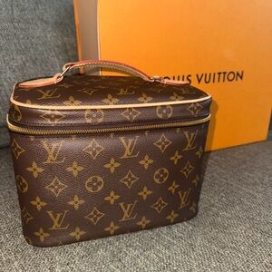 Louis Vuitton Brown Monogram Cosmetic Case
